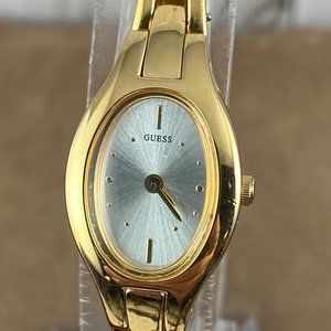 Guess Watch Gold Tone New Battery on Sale